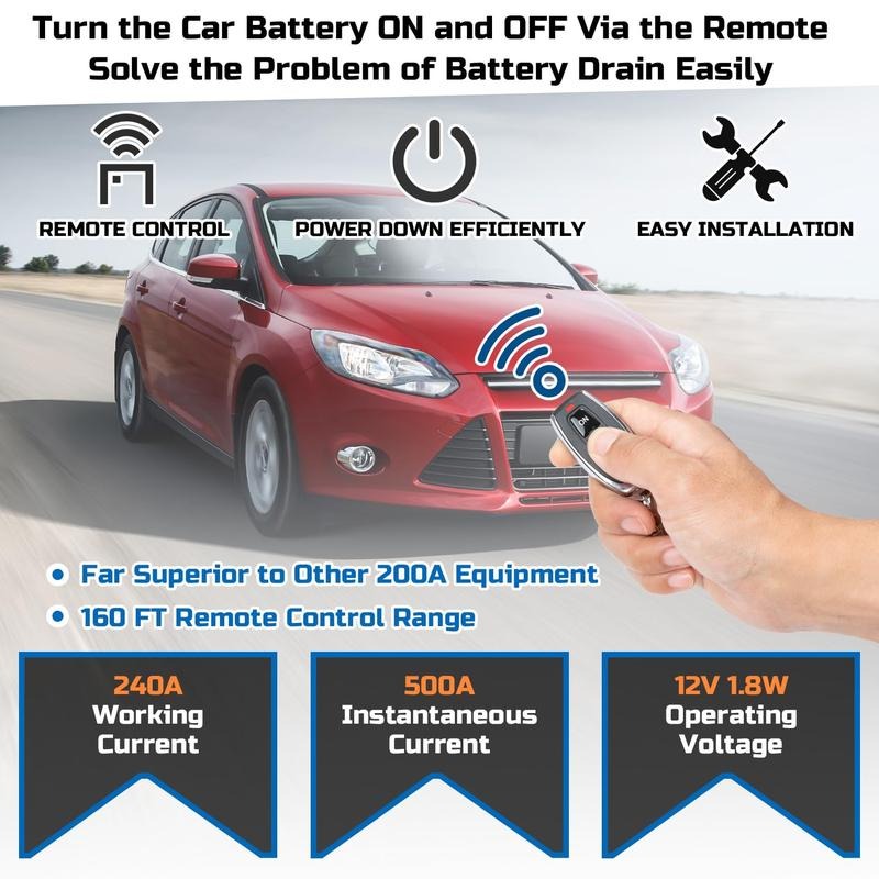 Remote Battery Disconnect Switch 12v
