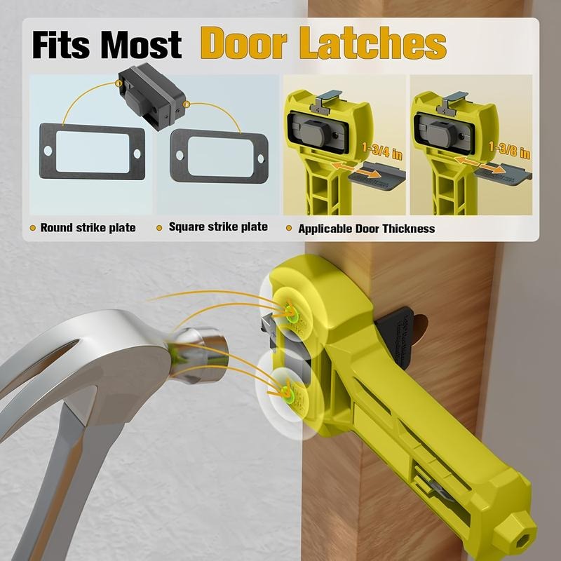 Door Latch Kit, Door Latch Mortise Tool for Accurate Scoring and Chiseling