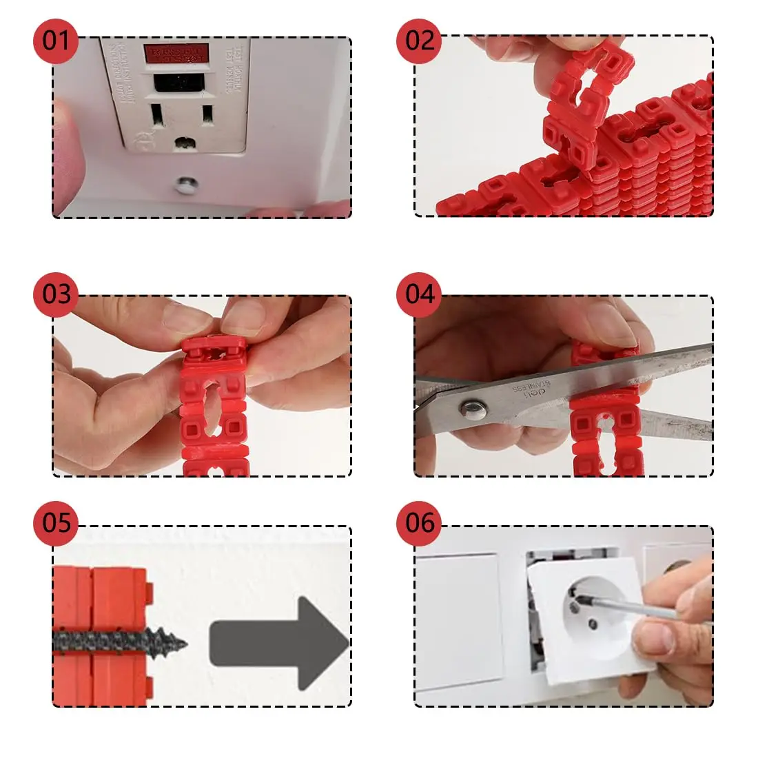 48PCS Outlet Spacers for Loose Outlets