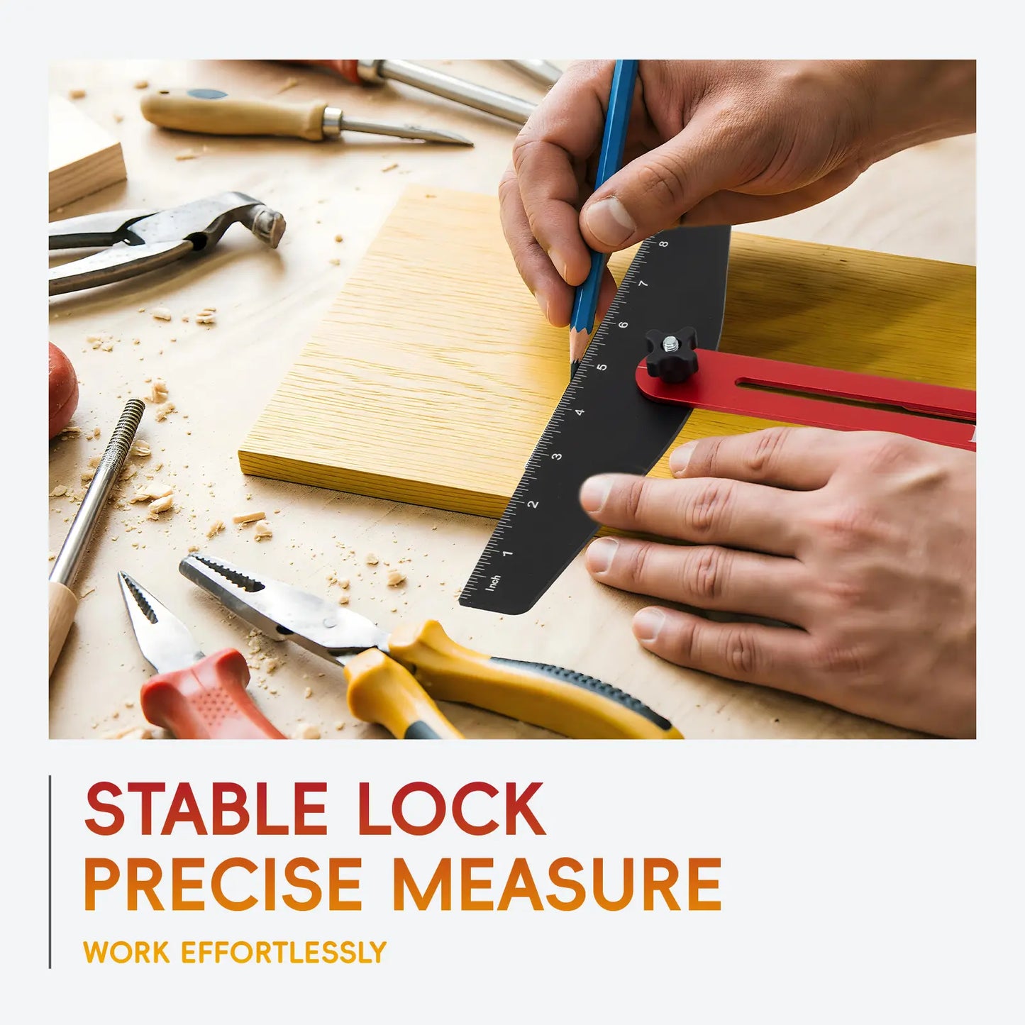 Adjustable Stair Tread Template Tool