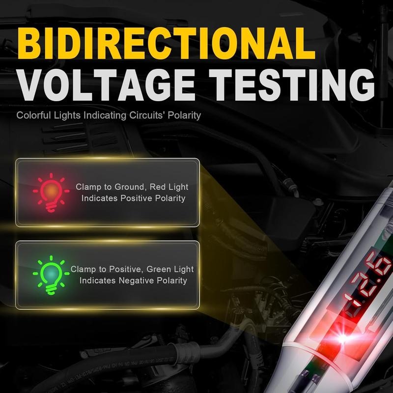 Automotive 5V-90V Digital LED Circuit Tester