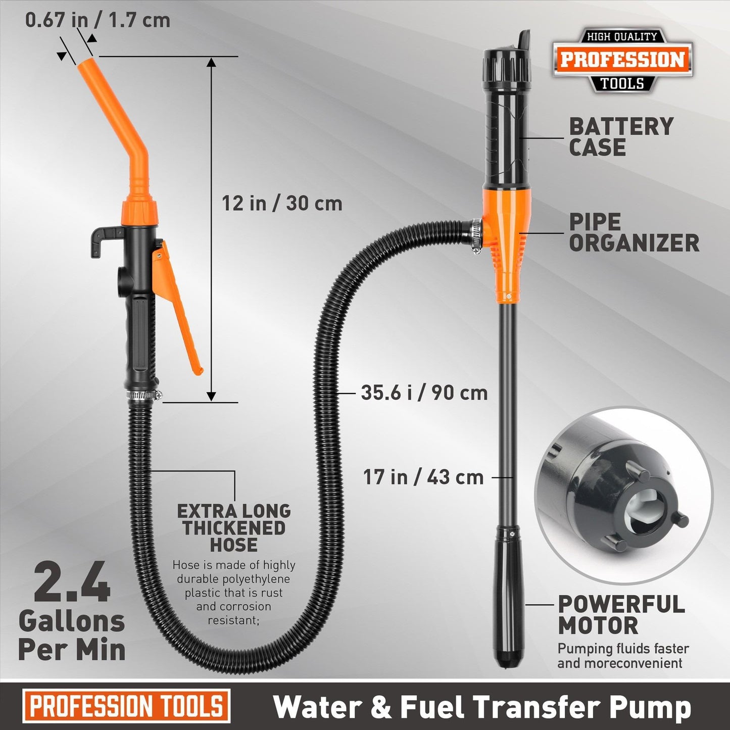 Portable Fuel Transfer Pump