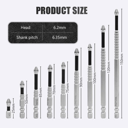 High Magnetic Screwdriver Drill Bit Set