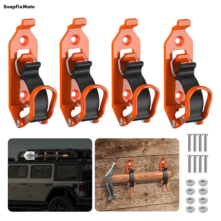 Heavy Duty Shovel & Axe Mount(2 Pack)