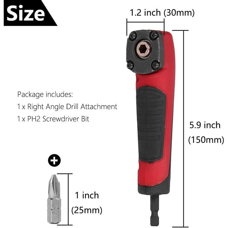Right Angle Drill Attachment 90 Degree Corner Device